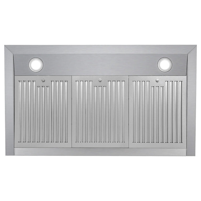 Cosmo 36 Inch Under Cabinet Stainless Steel Range Hood with Digital Touch Controls, 3-Speed Fan, LED Lights and Permanent Filters - UMC36 Filter