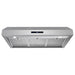 Cosmo 36 Inch Under Cabinet Stainless Steel Range Hood with Digital Touch Controls, 3-Speed Fan, LED Lights and Permanent Filters - UMC36 Front