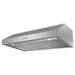 Cosmo 36 Inch Under Cabinet Stainless Steel Range Hood with Push Button Controls, 3-Speed Fan, LED Lights and Permanent Filters - UC36 Side