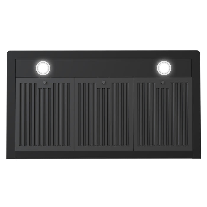 Cosmo 36 Inch Vista Collection 380 CFM Ducted Wall Mount Matte Black Range Hood with Touch Controls and LED Lights - COS-63190S-BK Filter