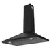 Cosmo 36 Inch Vista Collection 380 CFM Ducted Wall Mount Matte Black Range Hood with Touch Controls and LED Lights - COS-63190S-BK Side