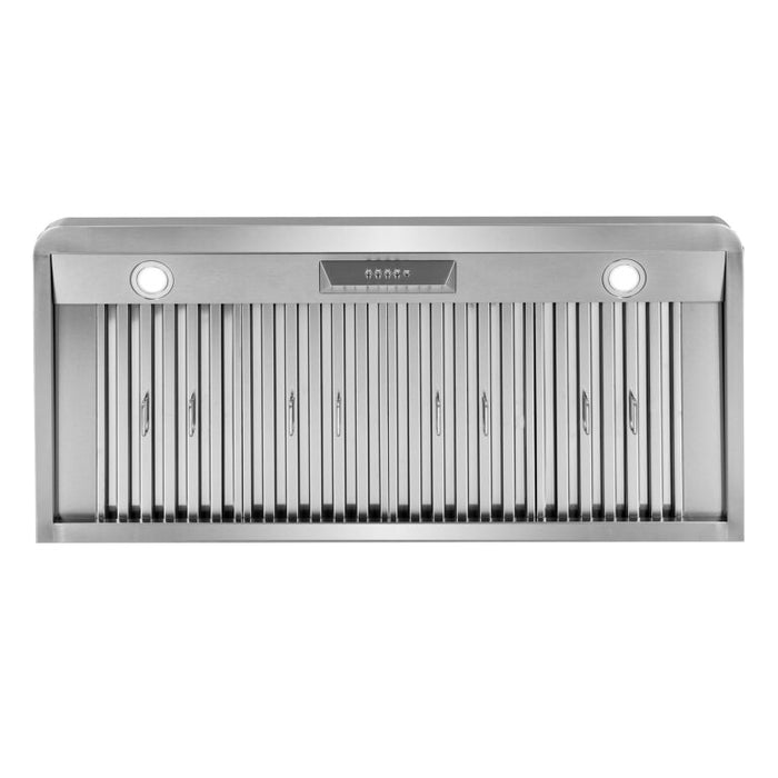 Cosmo 48 Inch Under Cabinet Stainless Steel Range Hood with Push Button Controls, Permanent Filters, 3-Speed Fan and LED Lights - COS-QB48 Filter