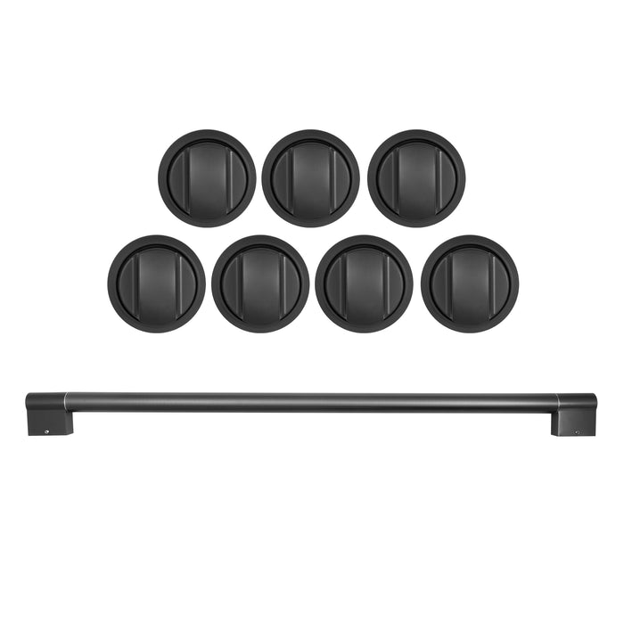 Cosmo Brushed Black Handle and Knob Set for GRP366 Product