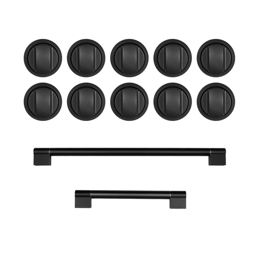 Cosmo Brushed Black Handle and Knob Set for GRP486G Porduct