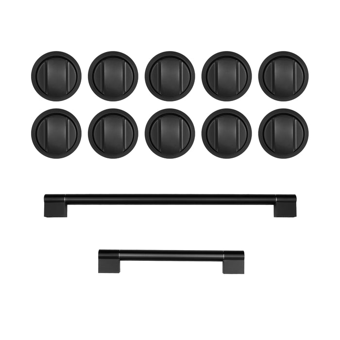 Cosmo Brushed Black Handle and Knob Set for GRP486G Porduct