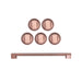 Cosmo Rose Gold Handle and Knob Set for GRP304 Product