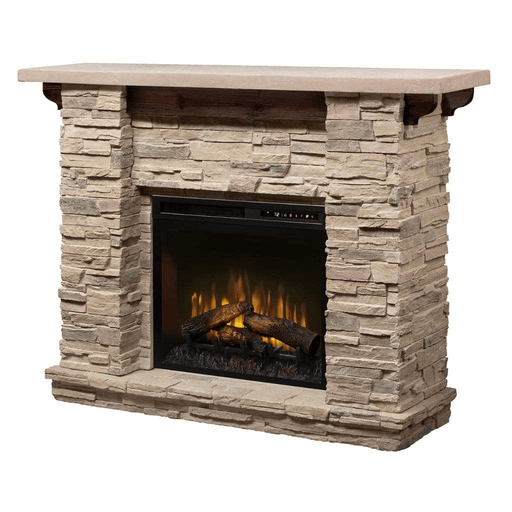 Dimplex 61 Inch Featherston Mantel Package Electric Fireplace Right