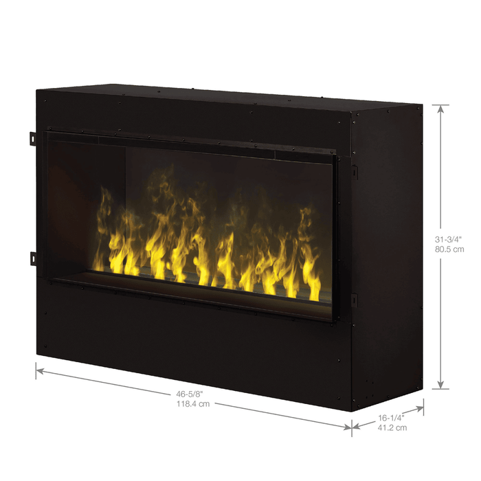 Dimplex 40 Inch Opti-Myst Pro 1000 Built-In Electric Firebox Dimensions