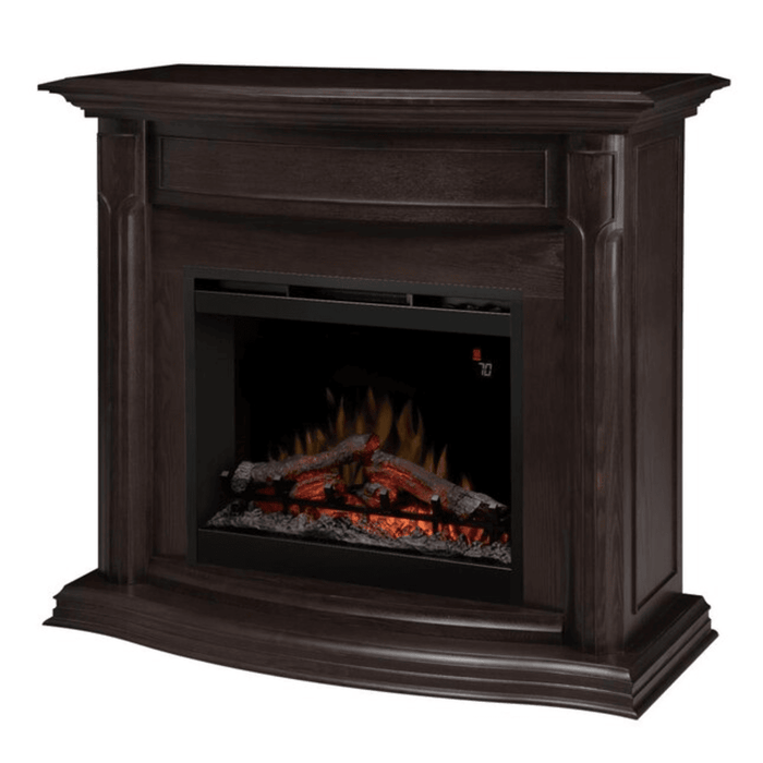 Dimplex 47 Inch Gwendolyn Mantel Espresso Package Electric Fireplace Right