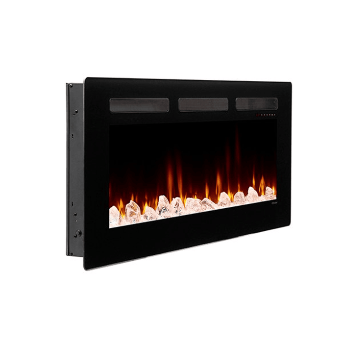 Dimplex 48 Inch Sierra Wall-Mount/Built-In Linear Electric Fireplace Left