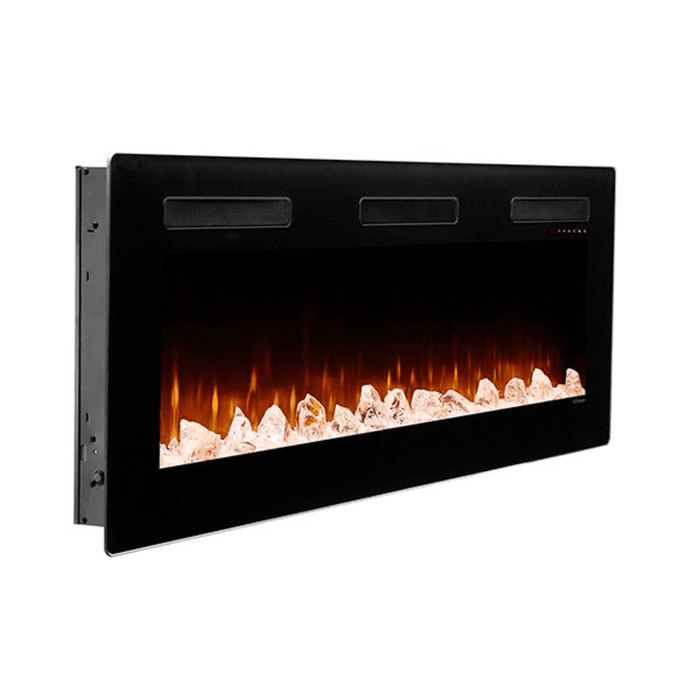 Dimplex 60 Inch Sierra Wall-Mount/Built-In Linear Electric Fireplace Left