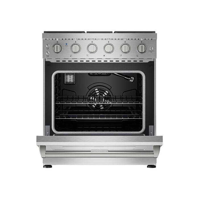 Empava EMPV-30GR10 30 Inch Pro-Style Slide-In Single Oven Gas Range