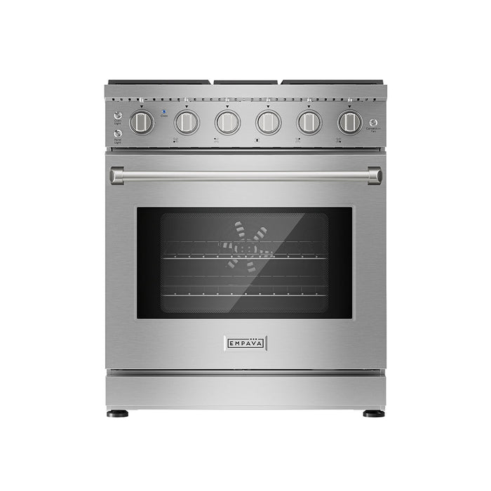 Empava EMPV-30GR10 30 Inch Pro-Style Slide-In Single Oven Gas Range