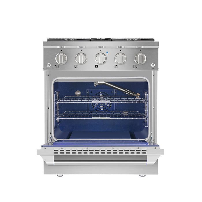 Empava EMPV-30GR07 30 Inch Pro-Style Slide-In Single Oven Gas Range