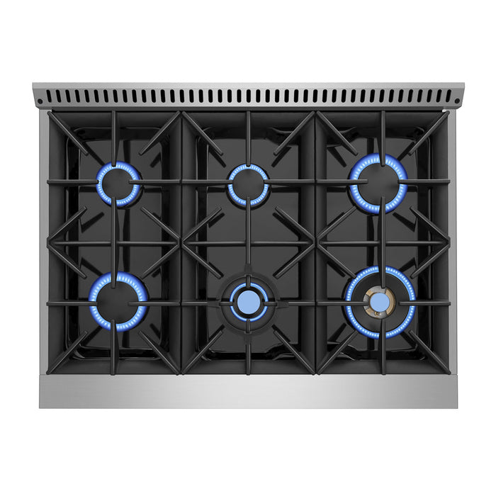 Empava EMPV-36GR08 36 Inch Pro-Style Slide-In Single Oven Gas Range