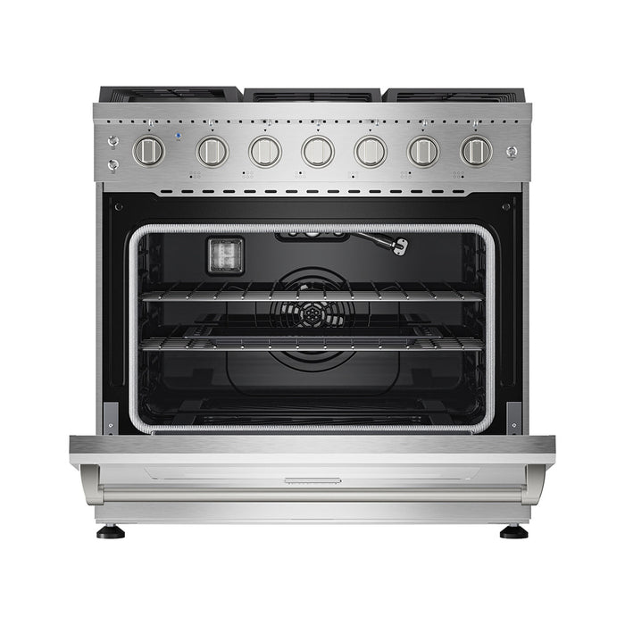 Empava EMPV-36GR11 36 Inch Pro-Style Slide-In Single Oven Gas Range