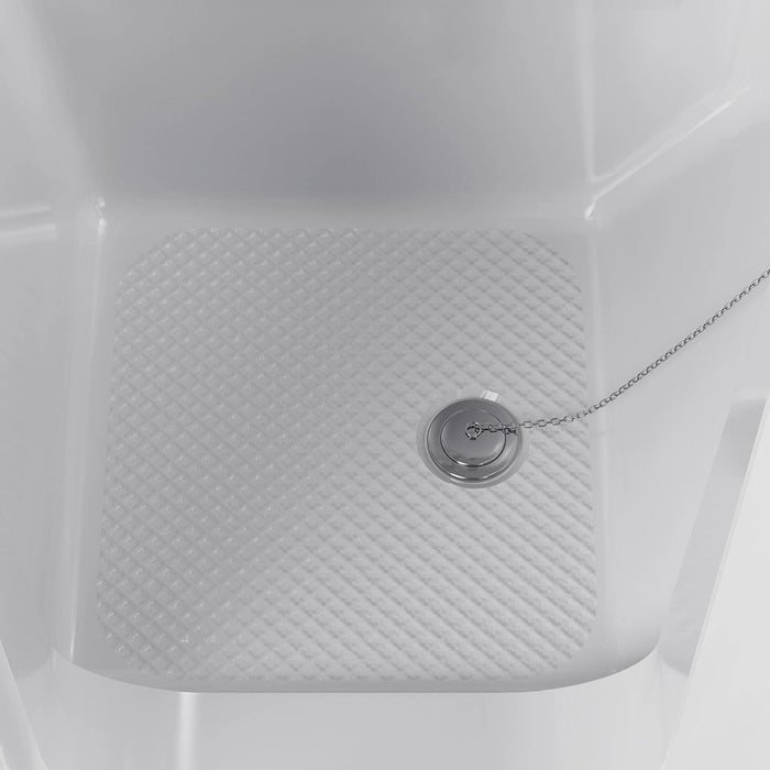 Empava 54 Inch Alcove Soaking Walk-In Tub with Right Drain