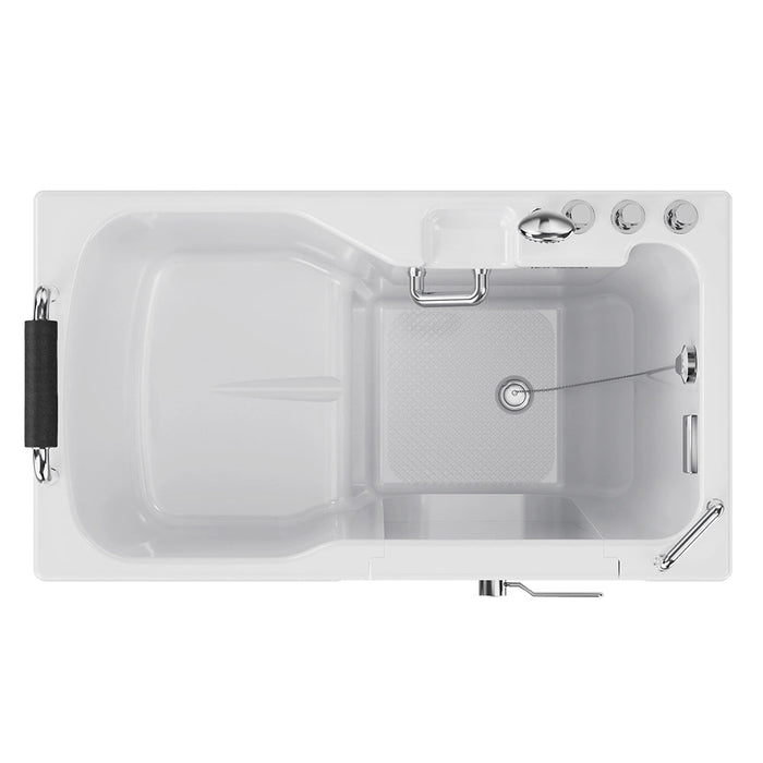 Empava 54 Inch Alcove Soaking Walk-In Tub with Right Drain