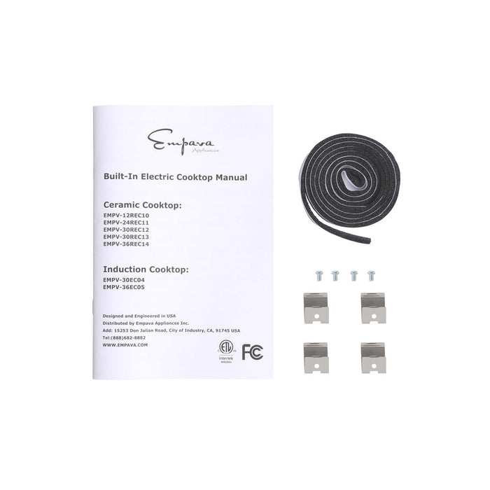 Empava EMPV-30REC13 30 Inch Black Electric Radiant Cooktop