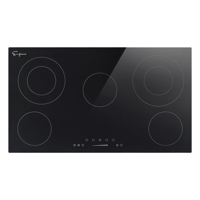 Empava 36 Inch Black Electric Radiant Cooktop