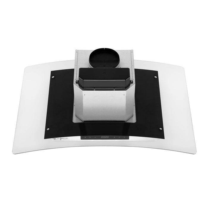 Empava 36 Inch 400 CFM Island Wall Mount Ducted Range Hood