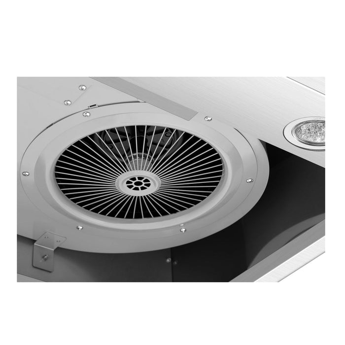 Empava 36 Inch 400 CFM Island Wall Mount Ducted Range Hood