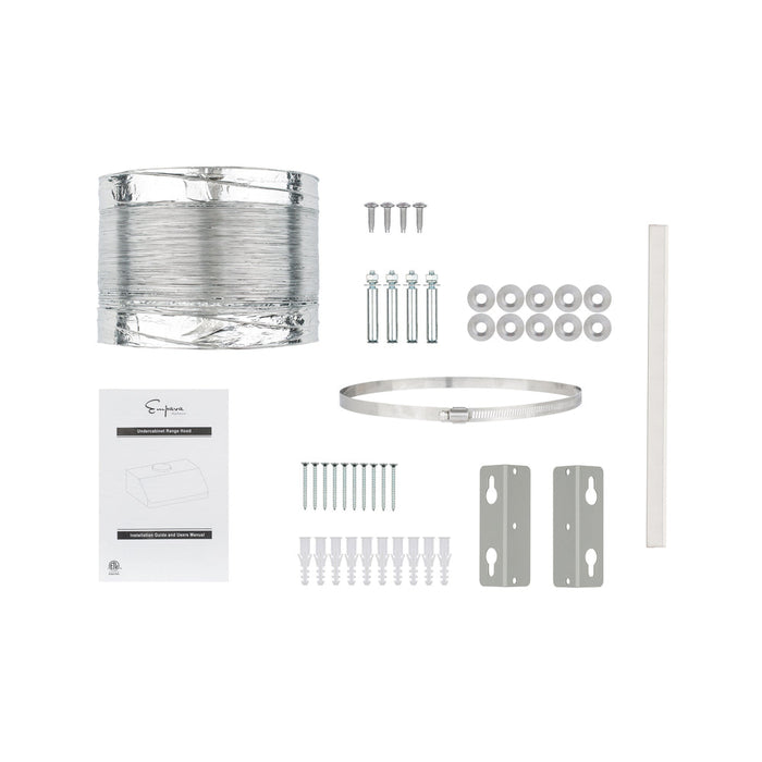 Empava 36 Inch 500 CFM Ducted Under Cabinet Range Hood