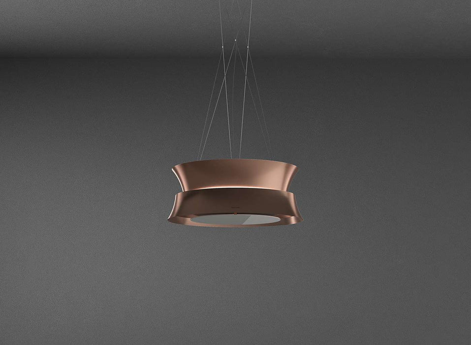 Falmec 24 Inch Dama 350 CFM Island Mount Copper Hood Main