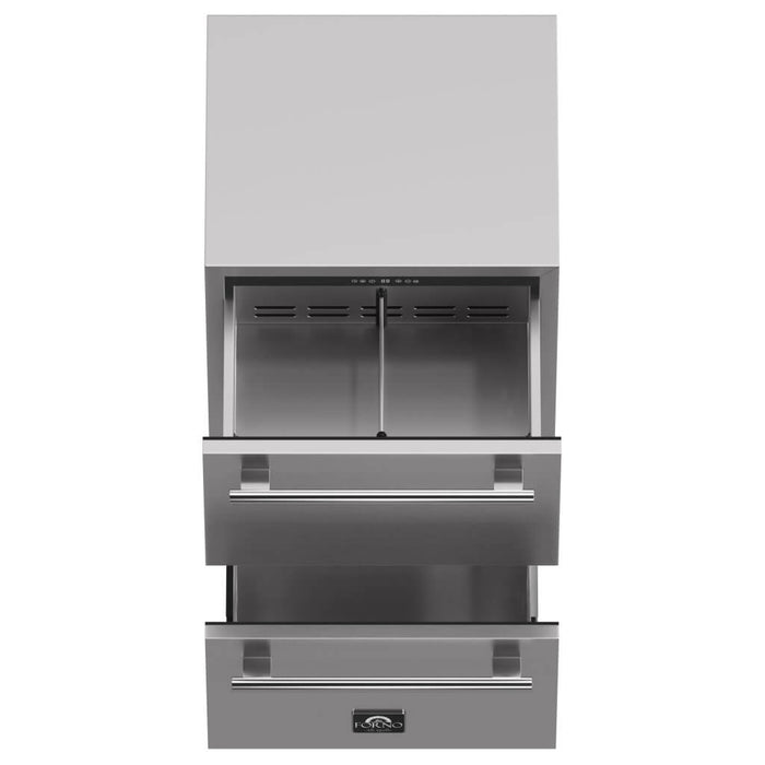 Forno Como 24-Inch Drawer Refrigerator FDROD1611-24S_Top_Open