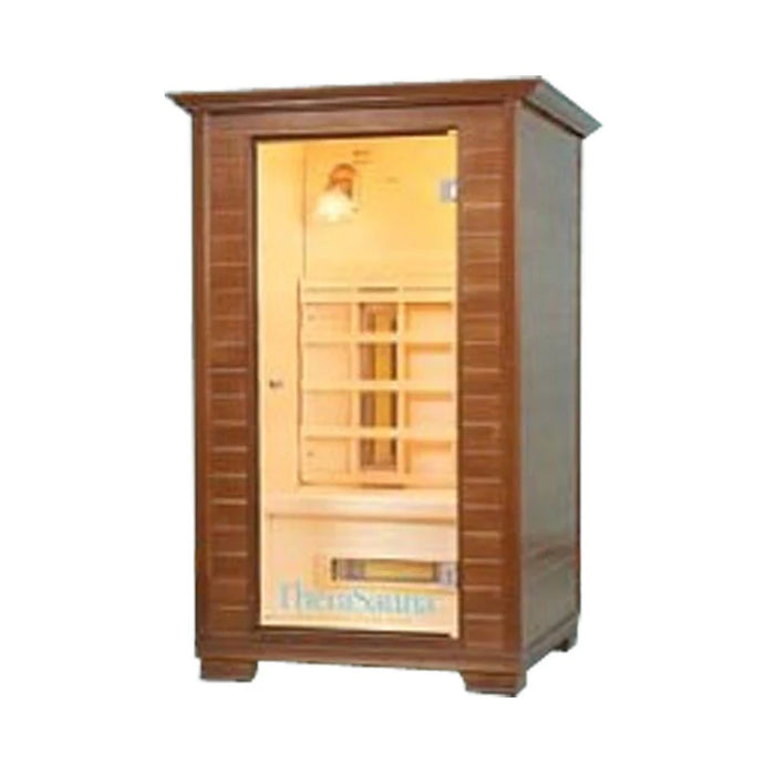Full Spectrum Infrared Wooden Sauna - Natural Aspen Wood  - 1 and 2 person