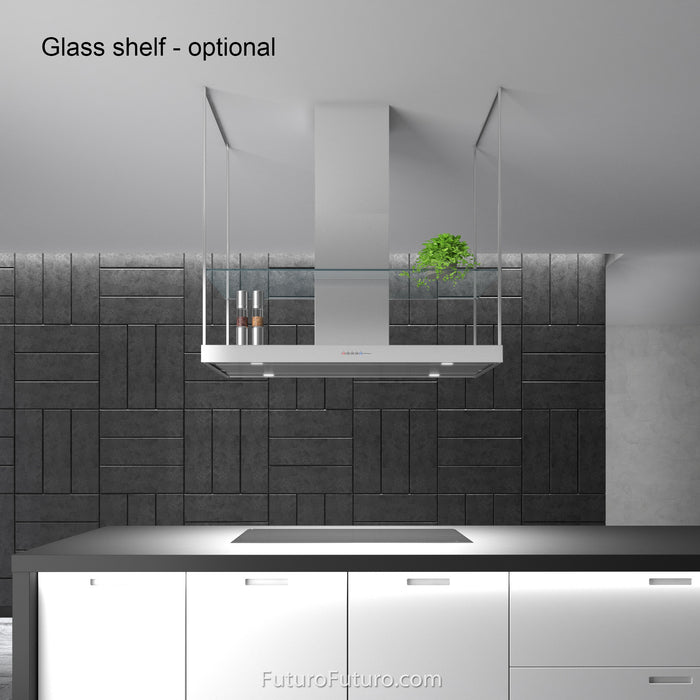 Installed with glass