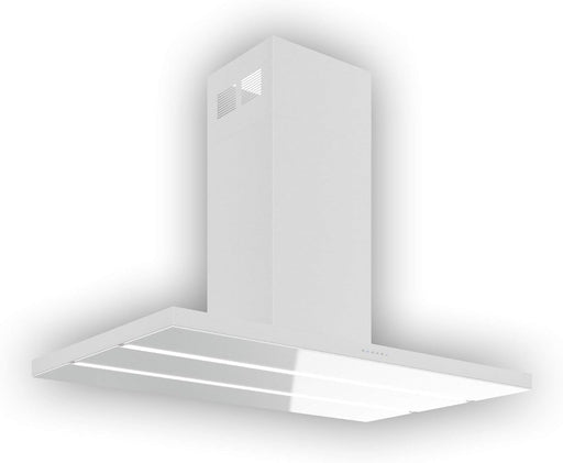 Futuro Futuro 48″ Viale Island Range Hood - White side
