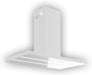 Futuro Futuro 48″ Viale Island Range Hood - White side