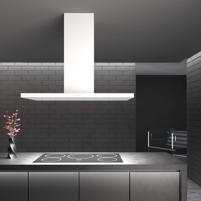 Futuro Futuro 48″ Viale Island Range Hood - White Sample