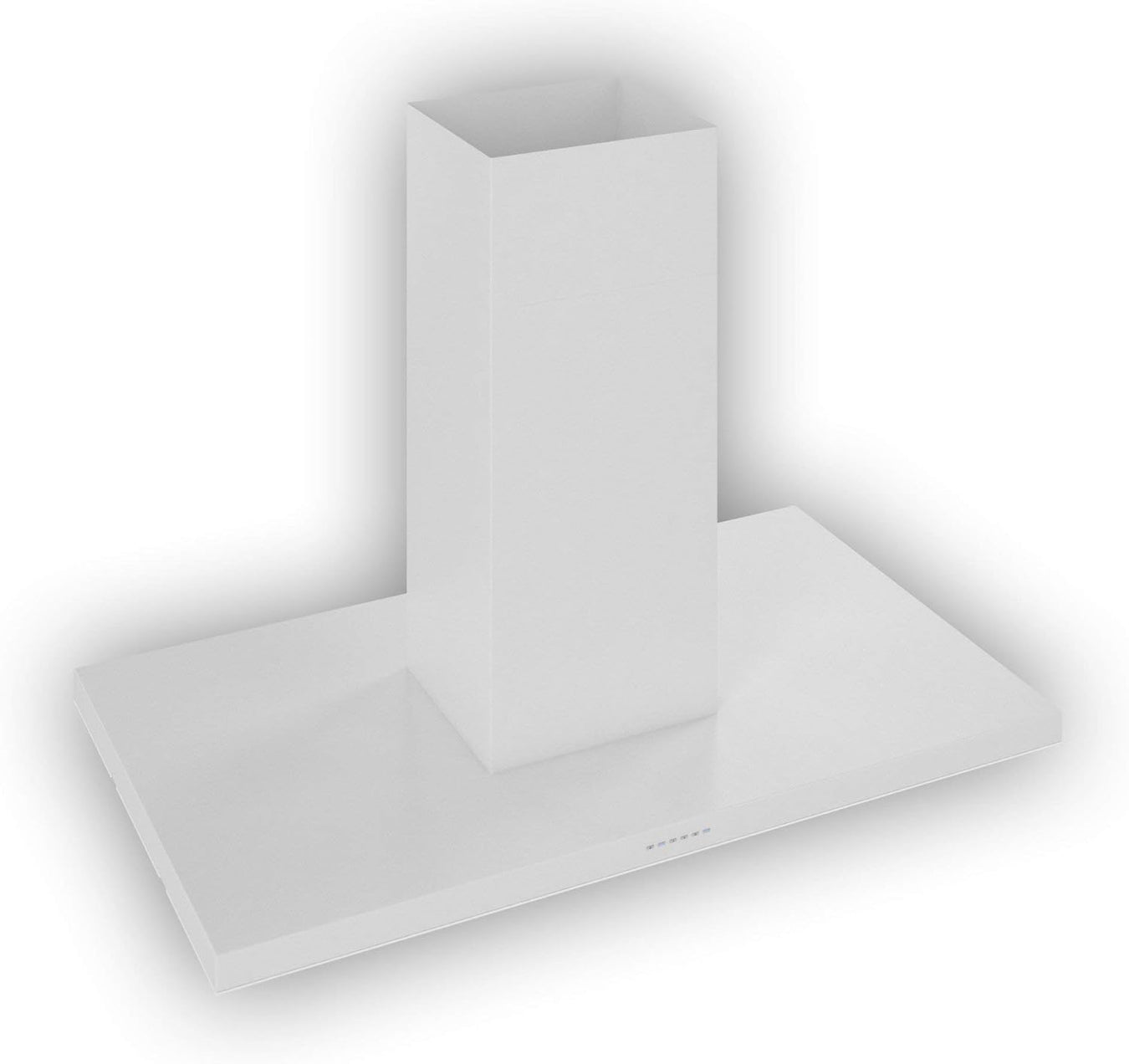 Futuro Futuro 48″ Viale Island Range Hood - White Front
