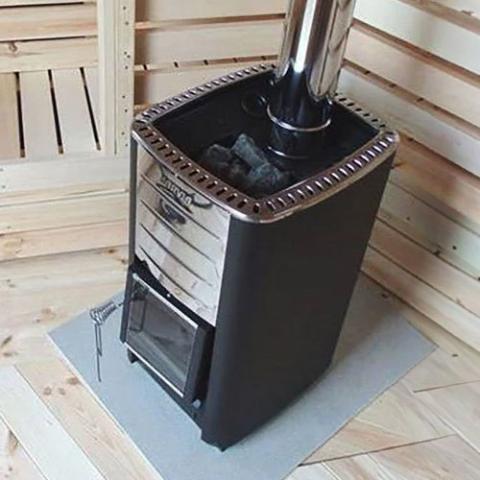 Harvia M3 M Series 16.5kW Wood-Burning Sauna Stove Attached