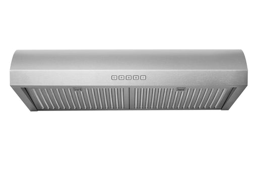 Hauslane 30 Inch Undercabinet Curved Stainless Steel Range Hood with Stainless Steel Filters and Panel LED Main