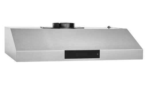 Hauslane 30 Inch Undercabinet Versa Vent Stainless Steel Range Hood with Stainless Steel Filters Side