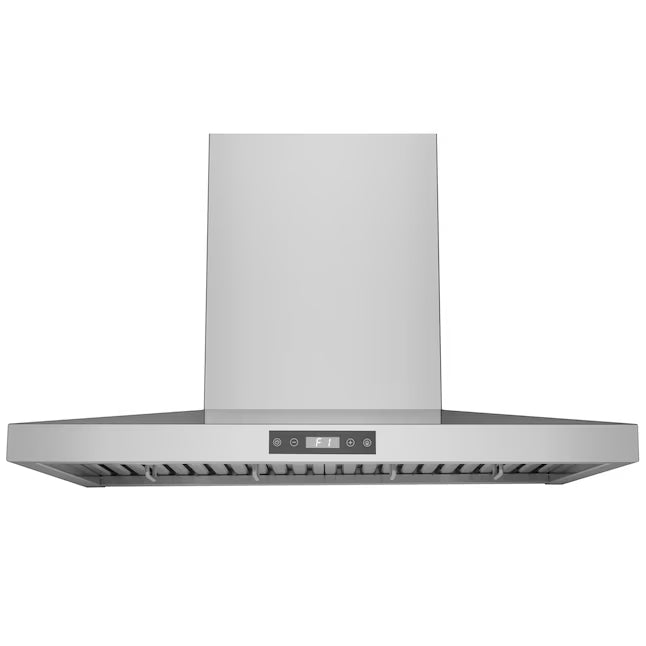 Hauslane 30 Inch Wall Mounted Low Profile Pyramid Style Stainless Steel Range Hood with Pro-Style Design Main