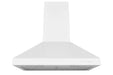 Hauslane 30 Inch Wall Mounted Matte White Range Hood with Aluminum Mesh Filters Main