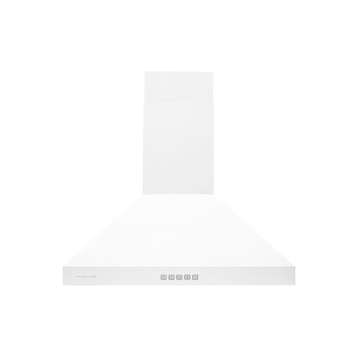 Hauslane 30 Inch Wall Mounted Matte White Range Hood with Stainless Steel Filters Main