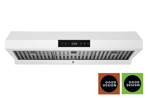Hauslane 36 Inch Undercabinet Versa Vent Matte White Range Hood with Stainless Steel Filters Main
