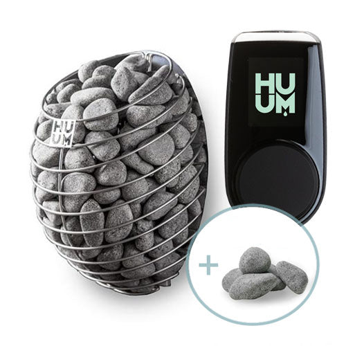 Huum DROP Series 9.0kW Sauna Heater Package with UKU WFi Glass Main