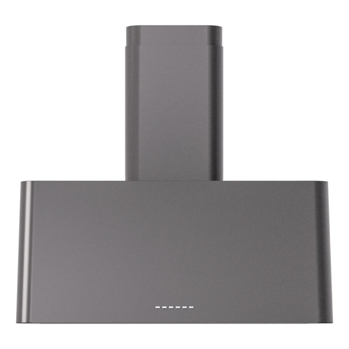 ILVE 30 Inch Nostalgie Wall Mount Range Hood Graphitte Matte Front