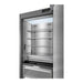 ILVE 24 Inch URFC24SNWPRY Refrigerator Column with 12.5 Cu. Ft. Capacity and Internal Water Dispenser Upper Part