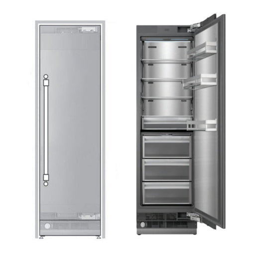 ILVE 24 Inch URFC24SNWPRY Refrigerator Column with 12.5 Cu. Ft. Capacity and Internal Water Dispenser Main