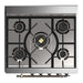 ILVE 30 Inch Majestic III Burgundy Dual Fuel Range with 5 Black Brass Burners, Dual Function Burner up to 25,000 BTU in Triple Glass Door Cooktop