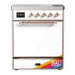 ILVE 30 Inch Majestic III Custom Color (RAL) Induction with 4 Elements and 4 Cu. Ft. Oven Capacity in Solid Door Copper