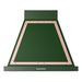 ILVE 30 Inch Nostalgie II Noblesse 600 CFM Wall Mount Emerald Green Range Hood Copper