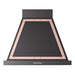 ILVE 30 Inch Nostalgie II Noblesse 600 CFM Wall Mount Glossy Black Range Hood Glossy
